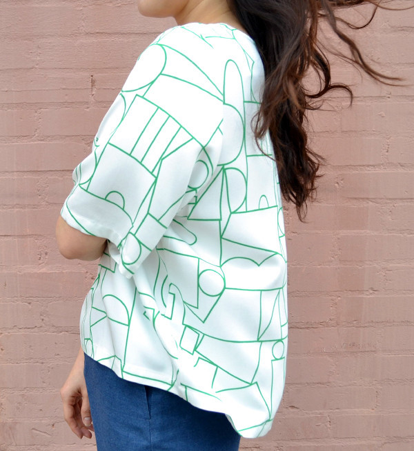 Dusen Dusen Blockhead Green Big Tee Dusen Dusen Blockhead Green Big Tee