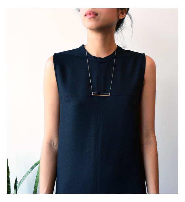 Fay Andrada Silver & Brass Lautta Necklace Fay Andrada Silver & Brass Lautta Necklace