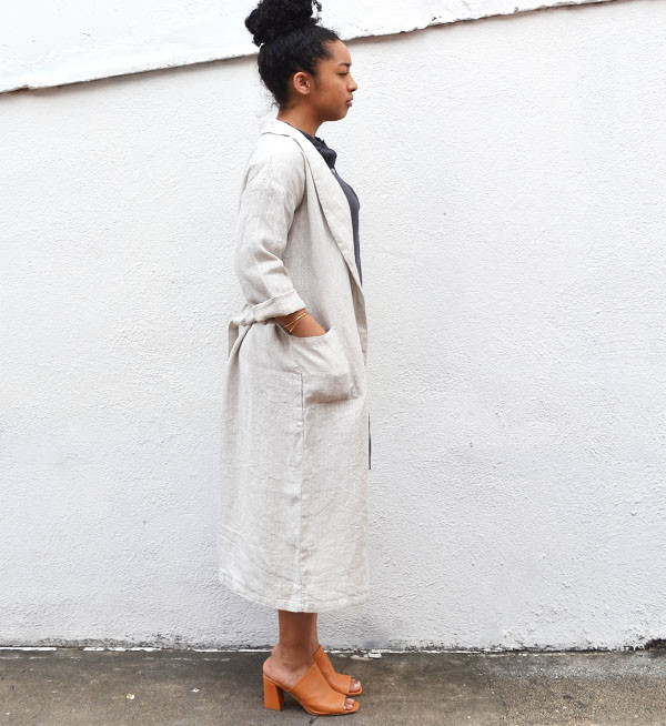Fog Linen Natural Mia Bathrobe Fog Linen Natural Mia Bathrobe