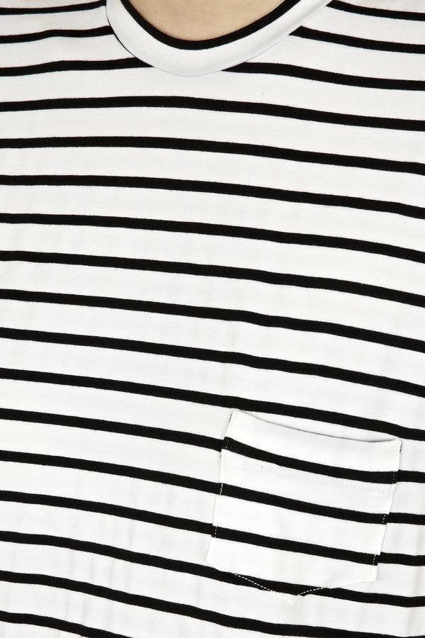 Heidi Merrick - Black Stripe 'Belmont' Tee Heidi Merrick - Black Stripe 'Belmont' Tee