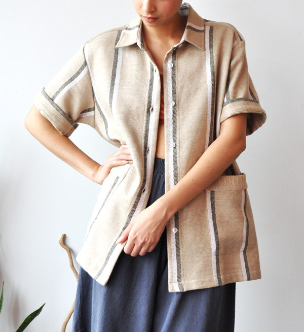 No.6 Black/Cream Honolulu Shirt No.6 Black/Cream Honolulu Shirt