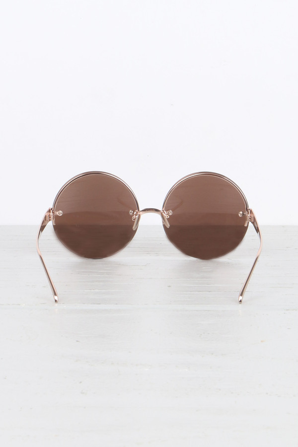 Linda Farrow Luxurious Round Sunglasses Linda Farrow Luxurious Round Sunglasses