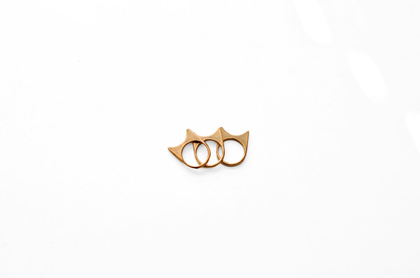 Tiro Tiro Trio Tiro Bronze Aures Rings Set Tiro Tiro Trio Tiro Bronze Aures Rings Set