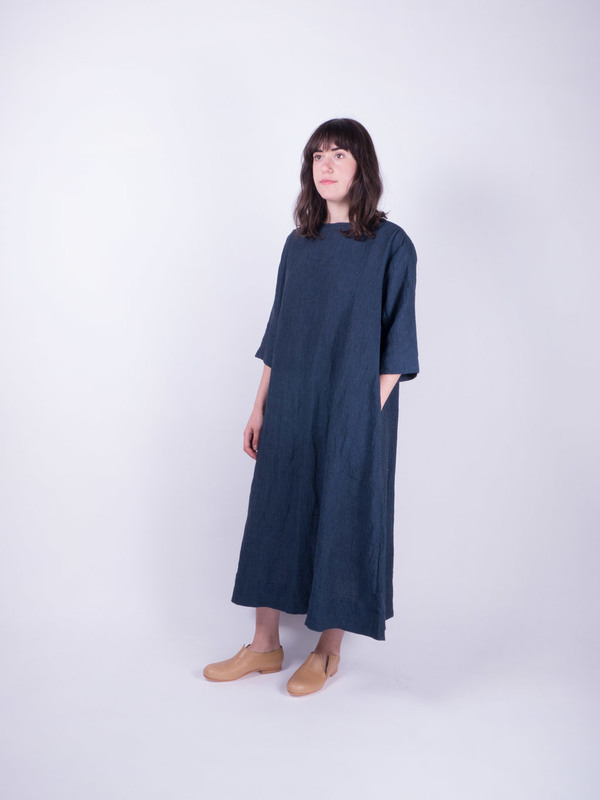Sunja Link Gathered Back Yoke Dress Sunja Link Gathered Back Yoke Dress
