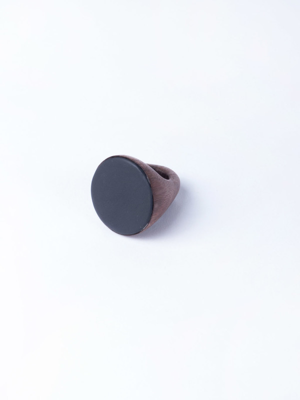Paige Martin Woods Slate Disk Ring Paige Martin Woods Slate Disk Ring