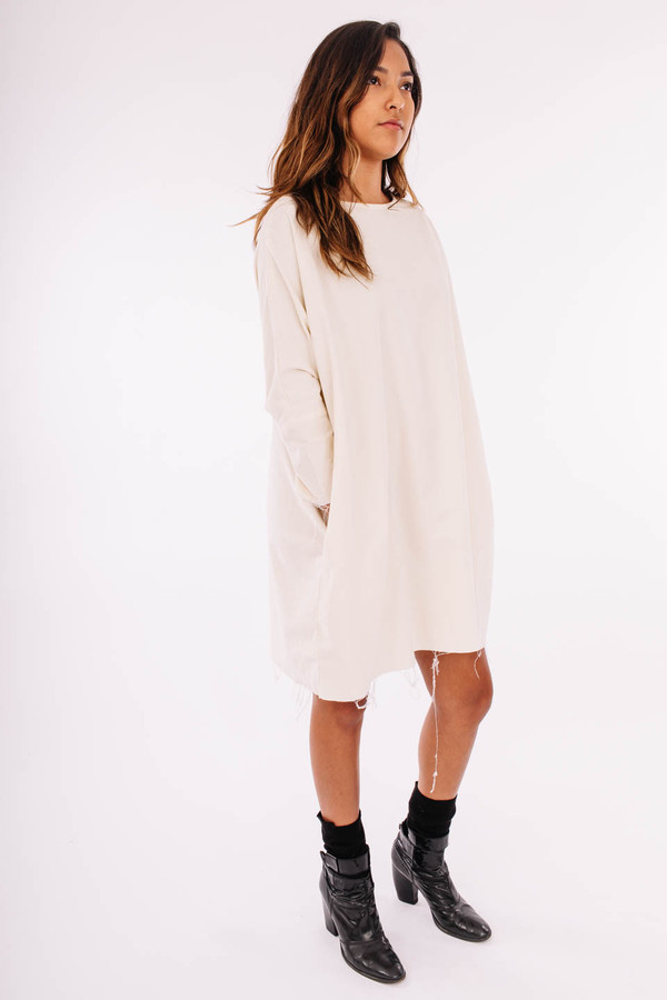 Black Crane Painter Dress (Cream) Black Crane Painter Dress (Cream)