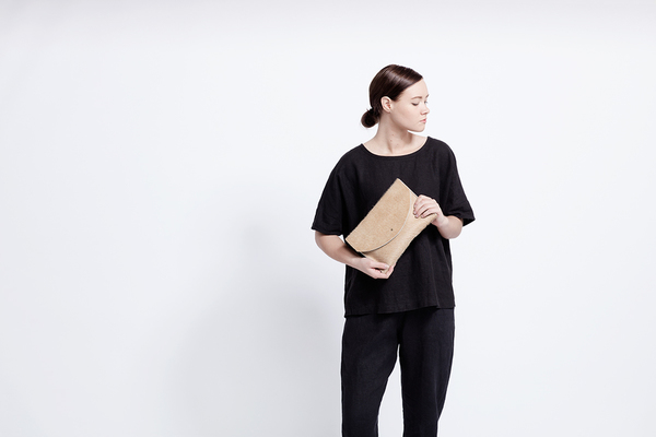 Primecut LIGHT BRINDLE ENVELOPE CLUTCH Primecut LIGHT BRINDLE ENVELOPE CLUTCH
