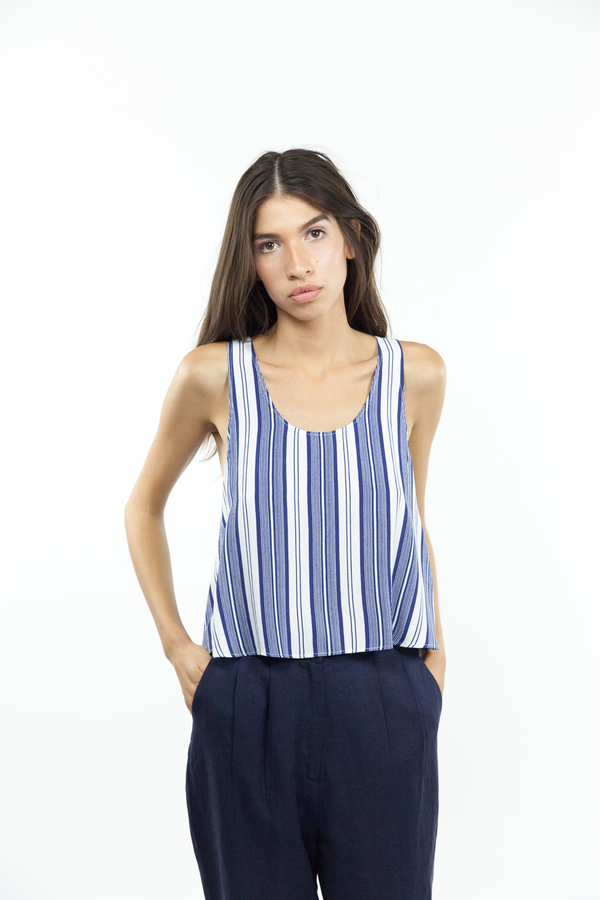 L'Academie Swing Tank - Sailor Stripe L'Academie Swing Tank - Sailor Stripe