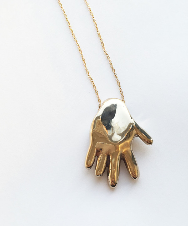 Helen Levi Gilded Hand Necklace Helen Levi Gilded Hand Necklace