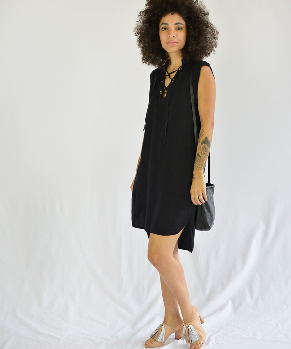 Lacausa Lace Up Dress Lacausa Lace Up Dress
