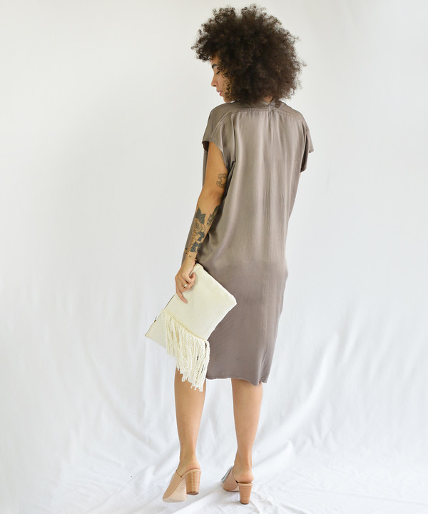 Miranda Bennett Olive Everyday Dress Miranda Bennett Olive Everyday Dress