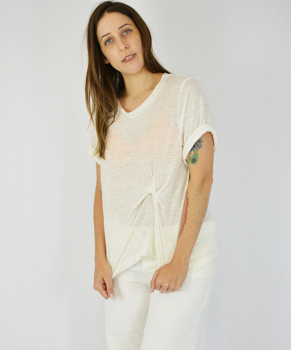 Objects Without Meaning Chalk Twist Tee Objects Without Meaning Chalk Twist Tee