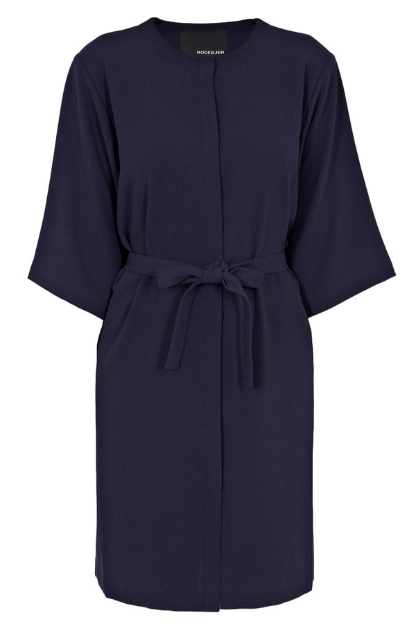 Rodebjer - Navy Orbita Kimono Coat Rodebjer - Navy Orbita Kimono Coat
