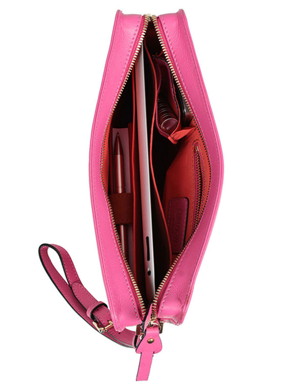 Esin Akan - Pink 'Ascot' Clutch Esin Akan - Pink 'Ascot' Clutch