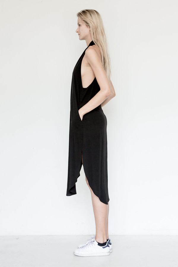 Assembly New York Crepe Shawl Dress Assembly New York Crepe Shawl Dress