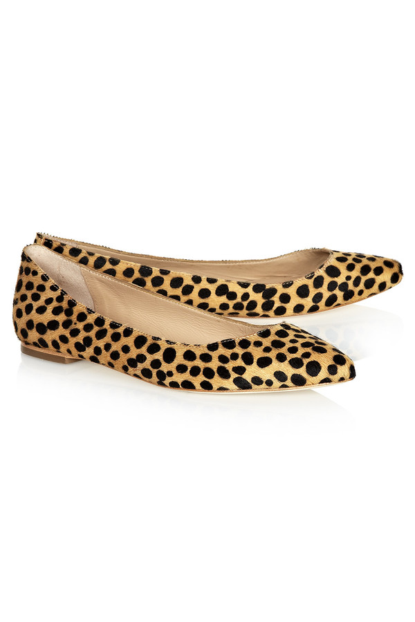 Loeffler Randall - Quinnie Cheetah Haircalf Flat Pump Loeffler Randall - Quinnie Cheetah Haircalf Flat Pump
