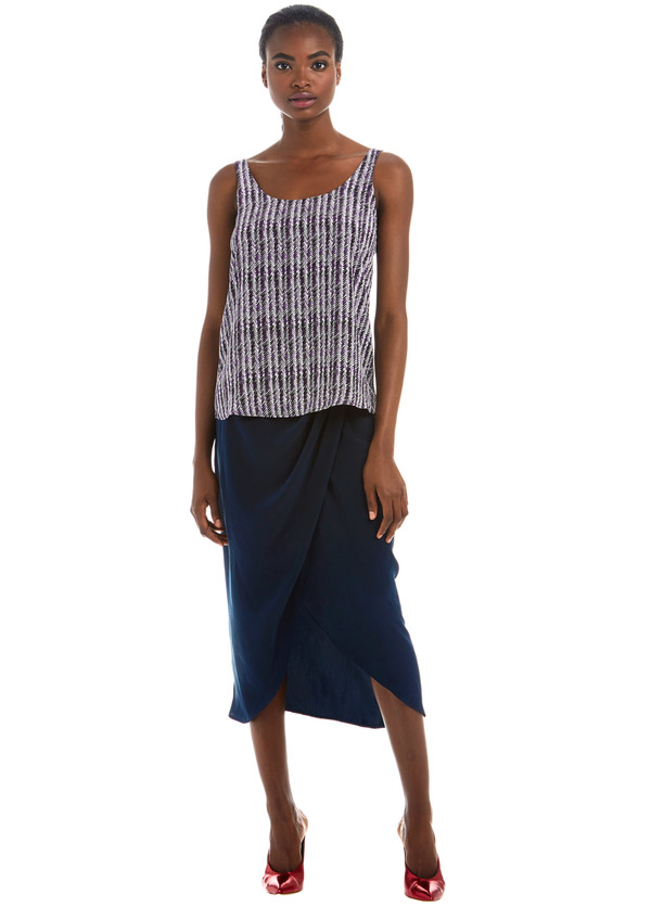 Amour Vert Stacy Tank Dash Print Amour Vert Stacy Tank Dash Print