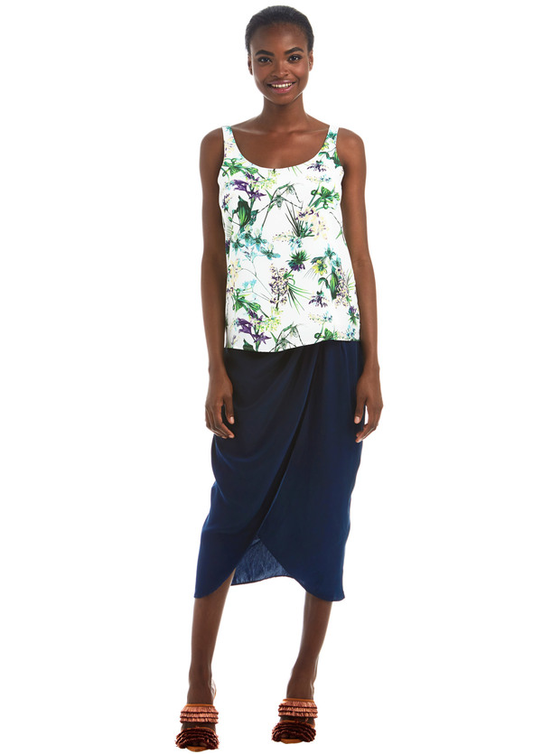 Amour Vert Stacy Tank Tropical Print Amour Vert Stacy Tank Tropical Print