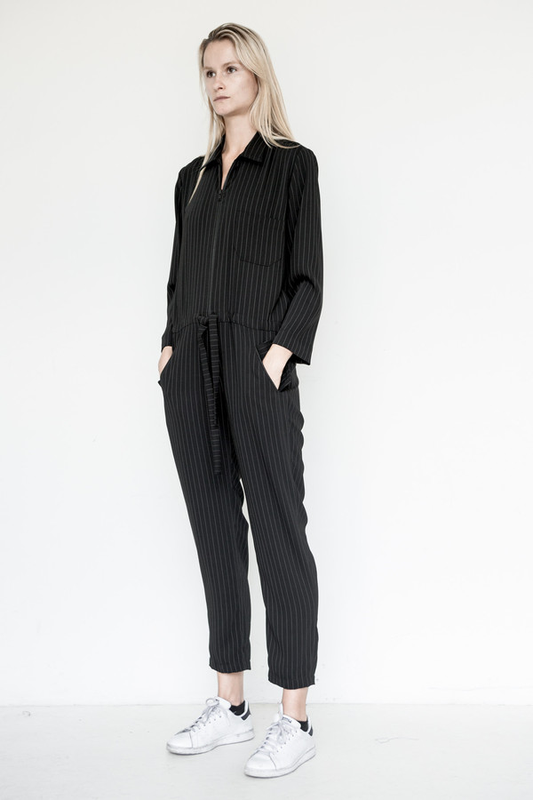 Assembly New York Business Stripe Coverall Assembly New York Business Stripe Coverall
