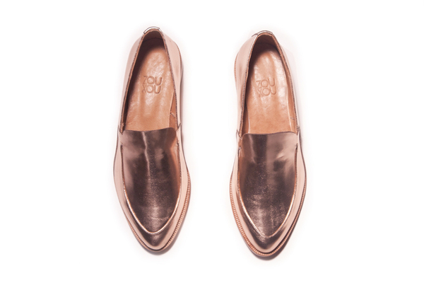 Loafer in Rose Gold Loafer in Rose Gold