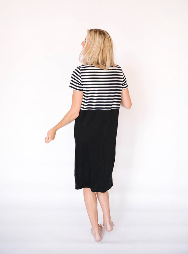 Hailey & Co Striped Pocket Dress Hailey & Co Striped Pocket Dress