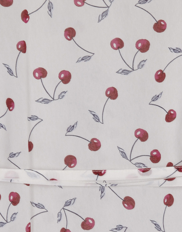 Rodebjer - White Anta Top with Silver Cherry Print Rodebjer - White Anta Top with Silver Cherry Print