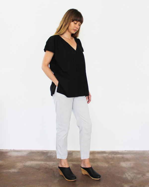 esby AVERY TUNIC TOP - BLACK esby AVERY TUNIC TOP - BLACK