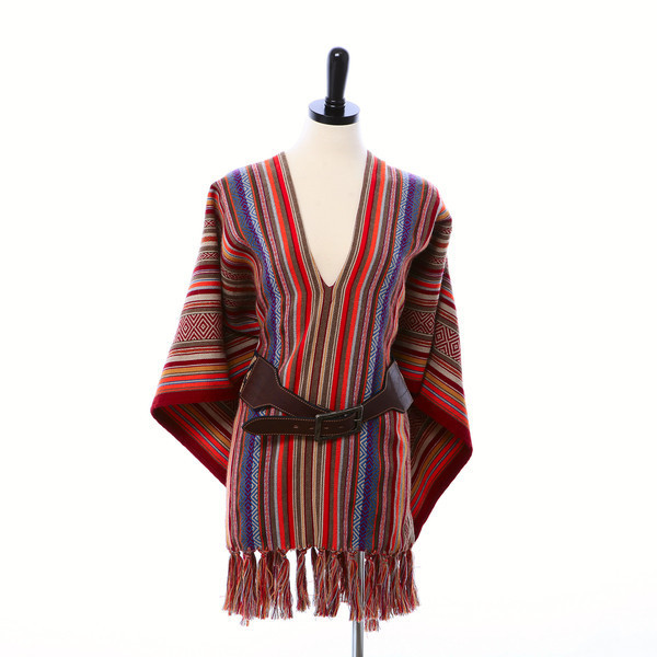 Stick & Ball Blanket Stripe Poncho Stick & Ball Blanket Stripe Poncho