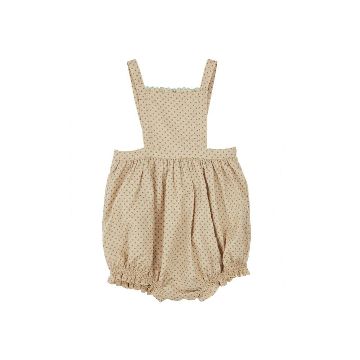 green baby romper