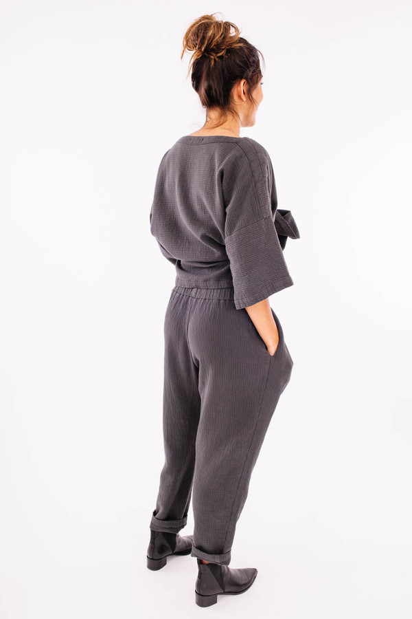 Black Crane Quilted Pant Black Crane Quilted Pant