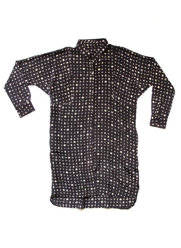 Sample Sale / Stevie Shirt Dress, portals print Sample Sale / Stevie Shirt Dress, portals print
