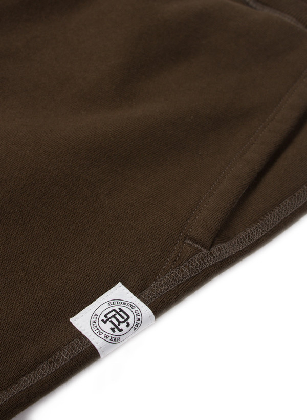 Men's Reigning Champ Knit Midweight Terry Slim Sweatpant Olive Men's Reigning Champ Knit Midweight Terry Slim Sweatpant Olive