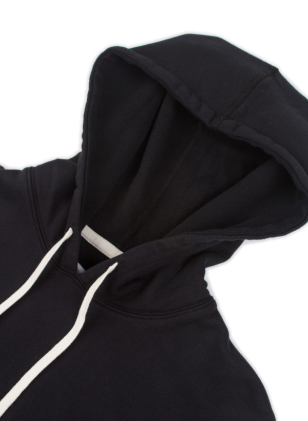 Reigning Champ Midweight Pullover Hoodie Black Reigning Champ Midweight Pullover Hoodie Black