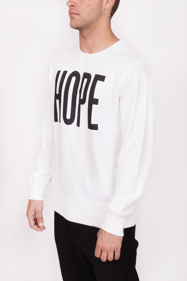 Men's Hope Hector Sweater White Men's Hope Hector Sweater White