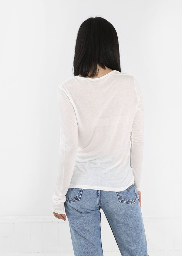 Baserange Off White Long Sleeve Tee Baserange Off White Long Sleeve Tee