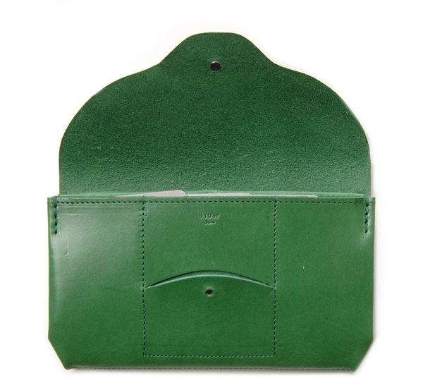 i ro se Green Ric Rac Long Wallet i ro se Green Ric Rac Long Wallet
