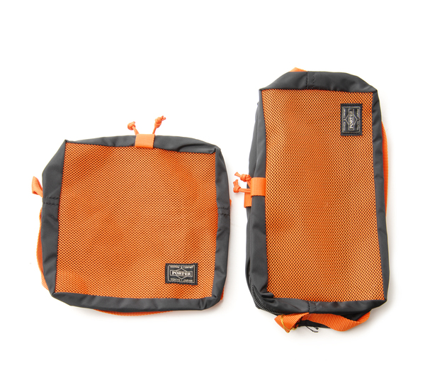 Porter Medium Orange Snackpack Pouch Porter Medium Orange Snackpack Pouch