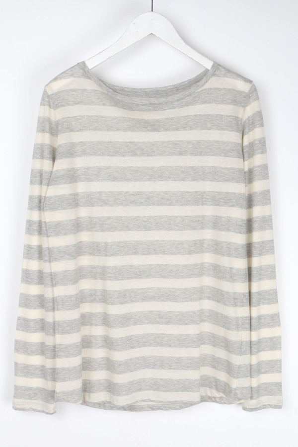 Majestic Stripe Long Sleeve Round Hem Majestic Stripe Long Sleeve Round Hem