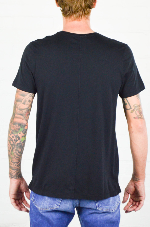 Men's FRAME Denim FRAME Black Classic Crew Neck Tee Men's FRAME Denim FRAME Black Classic Crew Neck Tee