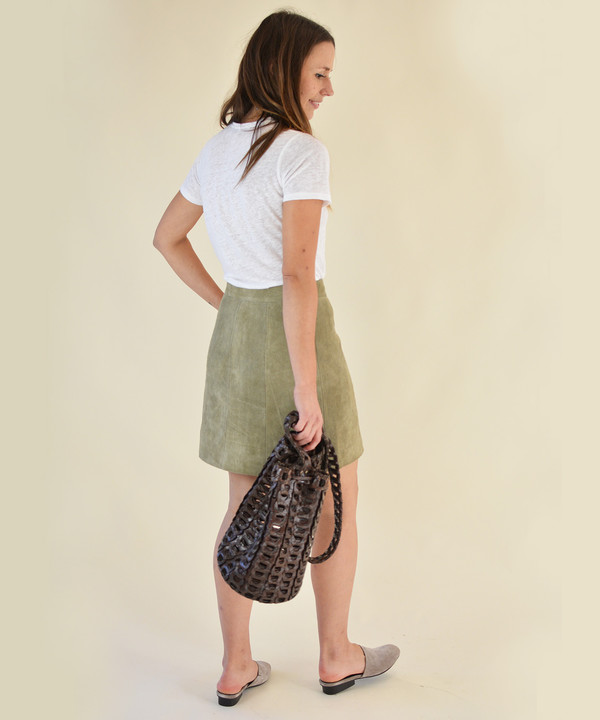 Just Female Fer Suede Skirt Just Female Fer Suede Skirt