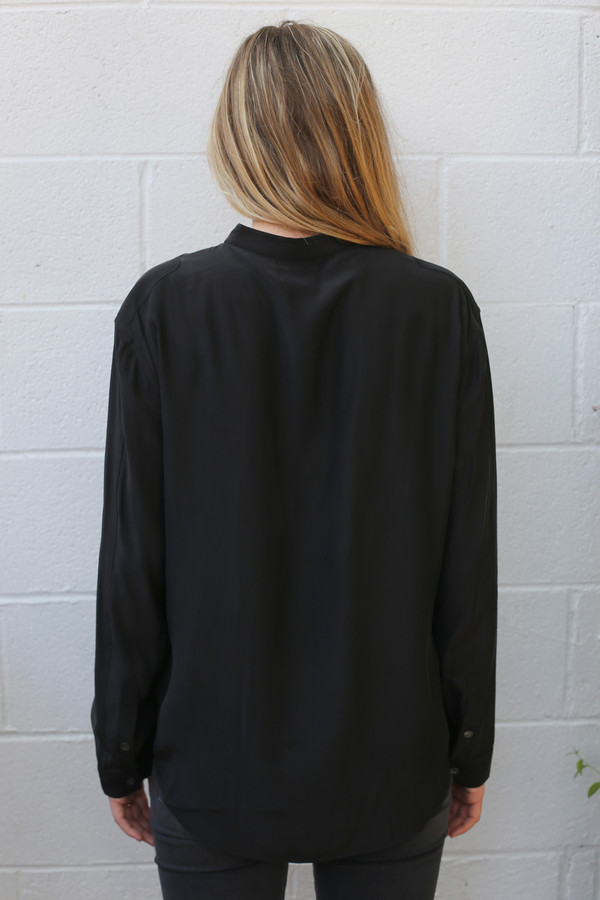 FRAME Denim Silk Troop Shirt FRAME Denim Silk Troop Shirt