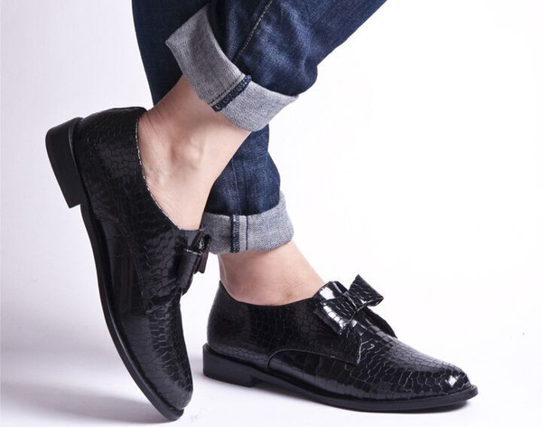 F-TROUPE BOW SHOE BLACK SNAKE F-TROUPE BOW SHOE BLACK SNAKE