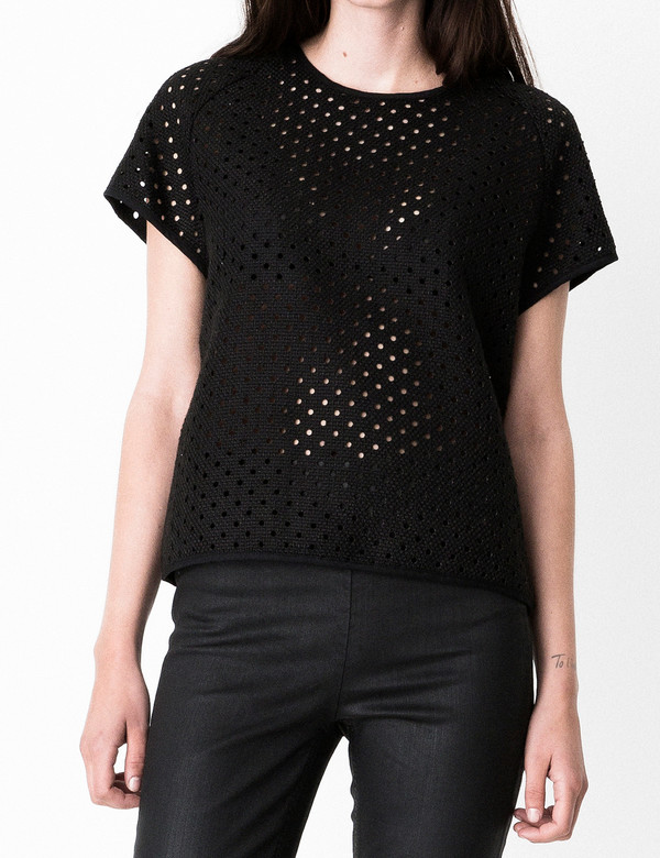 Storm + Marie Storm and Marie "Dot" Textured Structured Top Storm + Marie Storm and Marie "Dot" Textured Structured Top