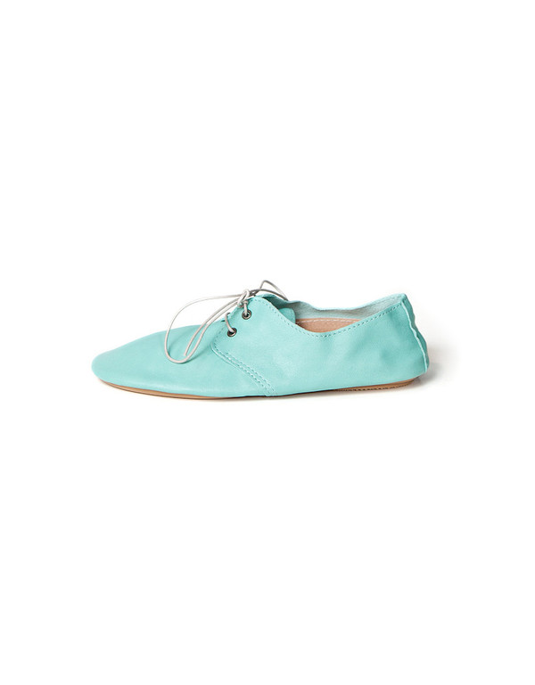 ANNIEL DERBY MINT LEATHER SHOE ANNIEL DERBY MINT LEATHER SHOE