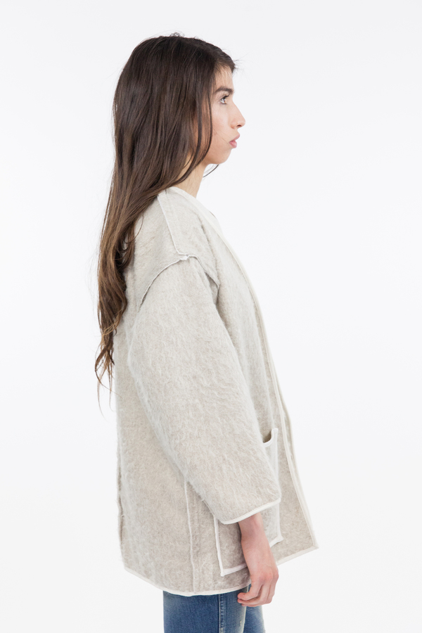 Objects Without Meaning Kimono Jacket - Oatmeal Objects Without Meaning Kimono Jacket - Oatmeal