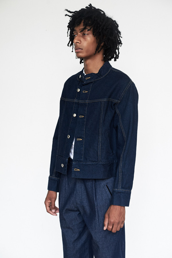 Men's Eckhaus Latta Denim El Jacket Men's Eckhaus Latta Denim El Jacket