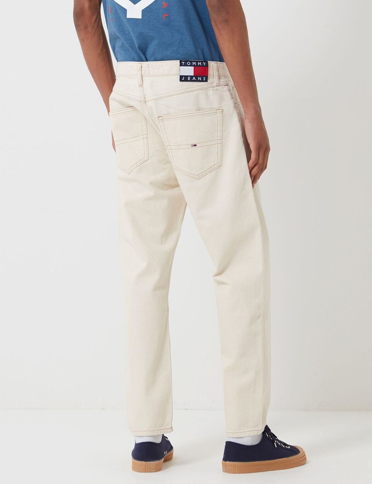 ecru dad jeans
