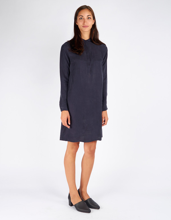 Just Female Gala Long Shirt Dress Dress Blue Just Female Gala Long Shirt Dress Dress Blue