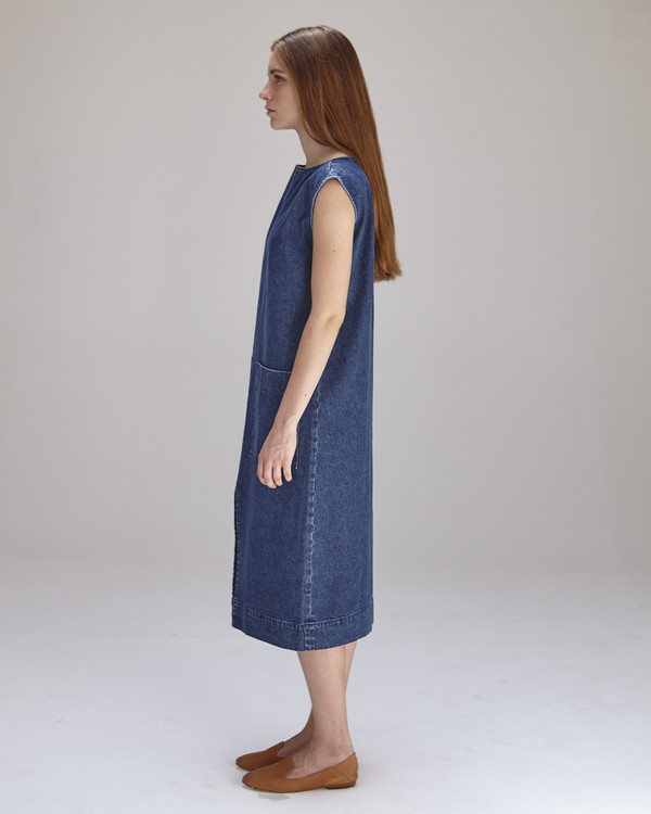 Ilana Kohn Lilly Dress in Denim Ilana Kohn Lilly Dress in Denim