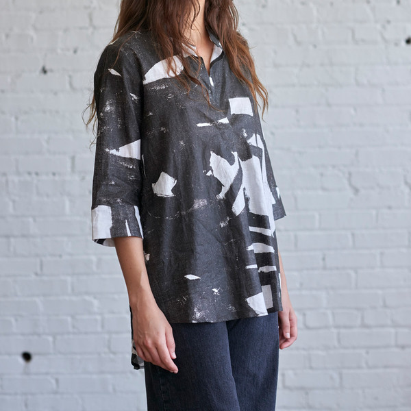 Language of the Birds Nehru Tunic Westbeth Language of the Birds Nehru Tunic Westbeth